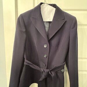 Kasper Navy Jacket with belt size 2P